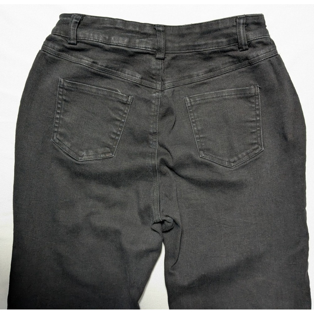 I.AM.GIA QUINN FLARE FLAME Black Stretch Denim Jeans - Women Small - Picture 15 of 16
